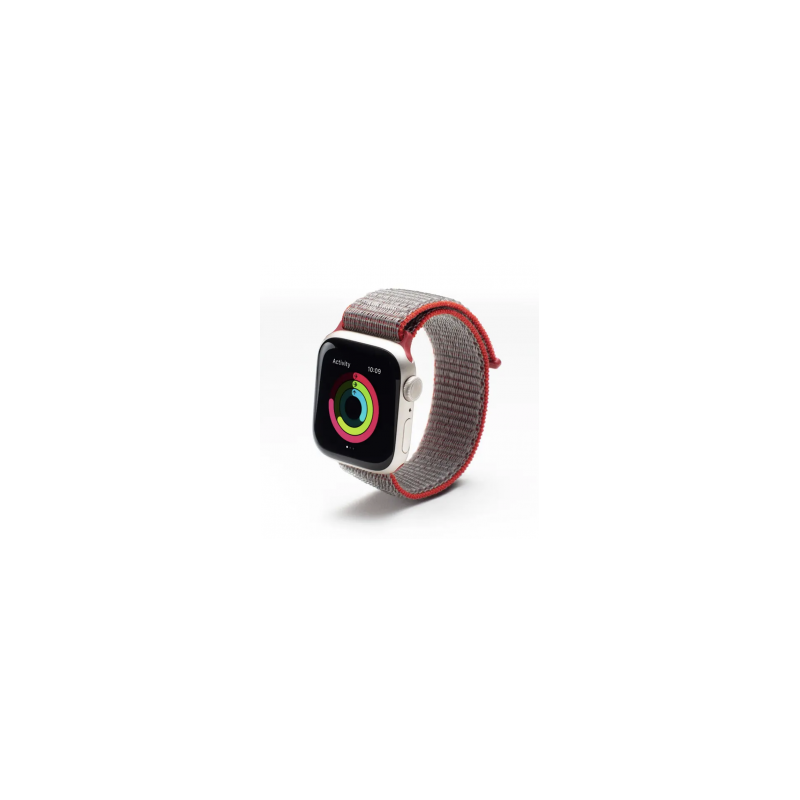 ZAGG GEAR4 spor. řemínek Apple Watch 45/44/42mm červená