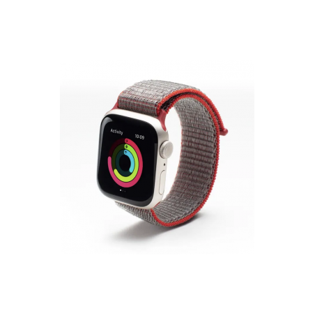 ZAGG GEAR4 spor. řemínek Apple Watch 45/44/42mm červená