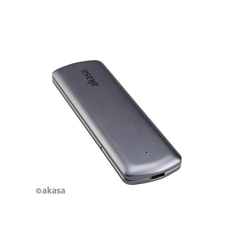 AKASA externí box pro M.2 SATA/NVMe SSD, USB 3.2 Gen 2, 10Gb/s, hliník
