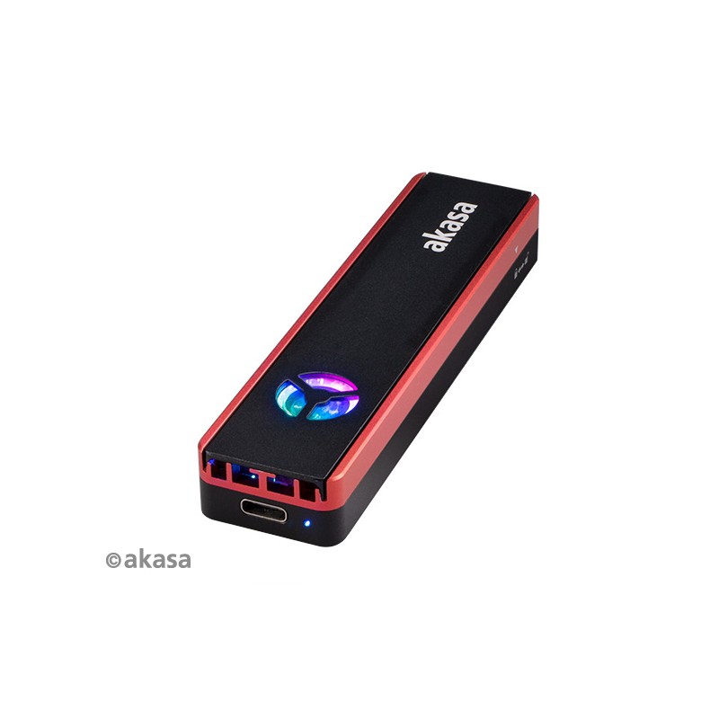 AKASA USB 3.2 Gen 2 ext. rámeček pro M.2 SSD RGB