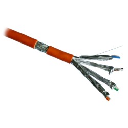 DATACOM S/FTP drát CAT7 LSOH 500m cívka oranžový