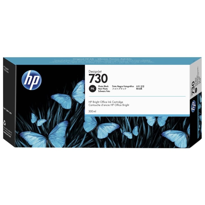 HP 730 300-ml Photo Black Ink Crtg