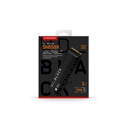 WD BLACK SSD NVMe 1TB PCIe SN850X Powered by SanDisk, Gen4, (R:7300, W:6300MB/s), Chladič