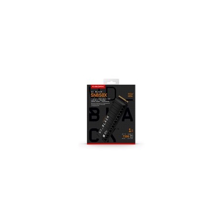WD BLACK SSD NVMe 1TB PCIe SN850X Powered by SanDisk, Gen4, (R:7300, W:6300MB/s), Chladič