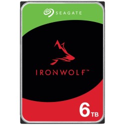 SEAGATE HDD 6TB IRONWOLF (NAS), 3.5", SATAIII, 5400 RPM, Cache 256MB, CMR
