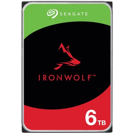 SEAGATE HDD 6TB IRONWOLF (NAS), 3.5", SATAIII, 5400 RPM, Cache 256MB, CMR
