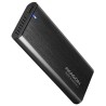 AXAGON EEM2-SB2, USB-C 3.2 Gen 2 - M.2 NVMe & SATA SSD kovový RAW box, bezšroubkový, černý