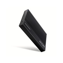 AXAGON EE25-GTR, USB-C 10Gbps - SATA 6G 2.5" RIBBED box, černý