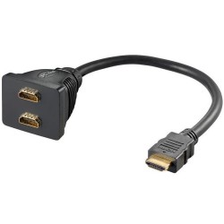 PREMIUMCORD Adaptér HDMI M - 2x F (rozdvojka, 1.3)