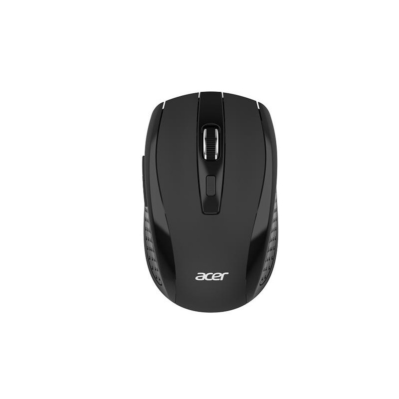 ACER Myš, Wireless mouse MX202 Black - RF 2.4 GHz dongle, DPI 1000/1200/1600, 6 tlačítek