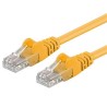 Patch kabel UTP RJ45-RJ45 level 5e 5m žlutá