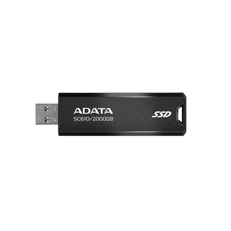 ADATA Externí SSD 2TB SC610, USB-A 3.2, černá