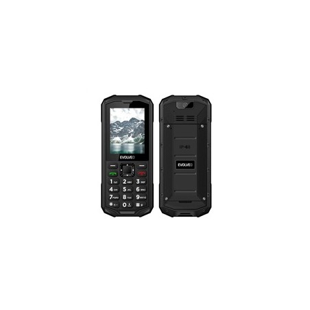EVOLVEO StrongPhone X5, vodotěsný odolný Dual SIM telefon, černo-šedá