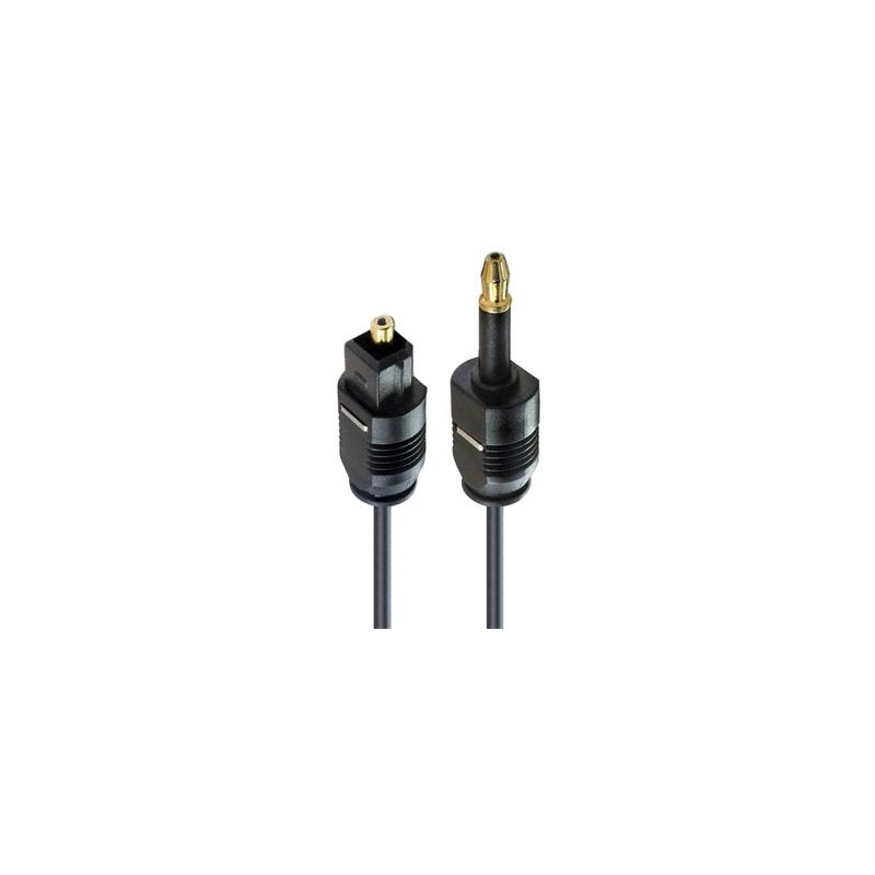 PremiumCord 3,5mm mini Toslink, OD:2,2mm, 2m