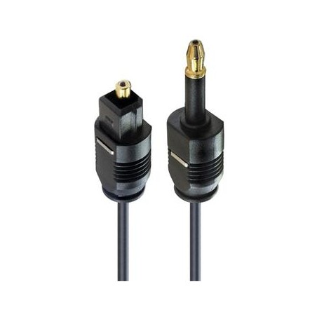 PremiumCord 3,5mm mini Toslink, OD:2,2mm, 2m
