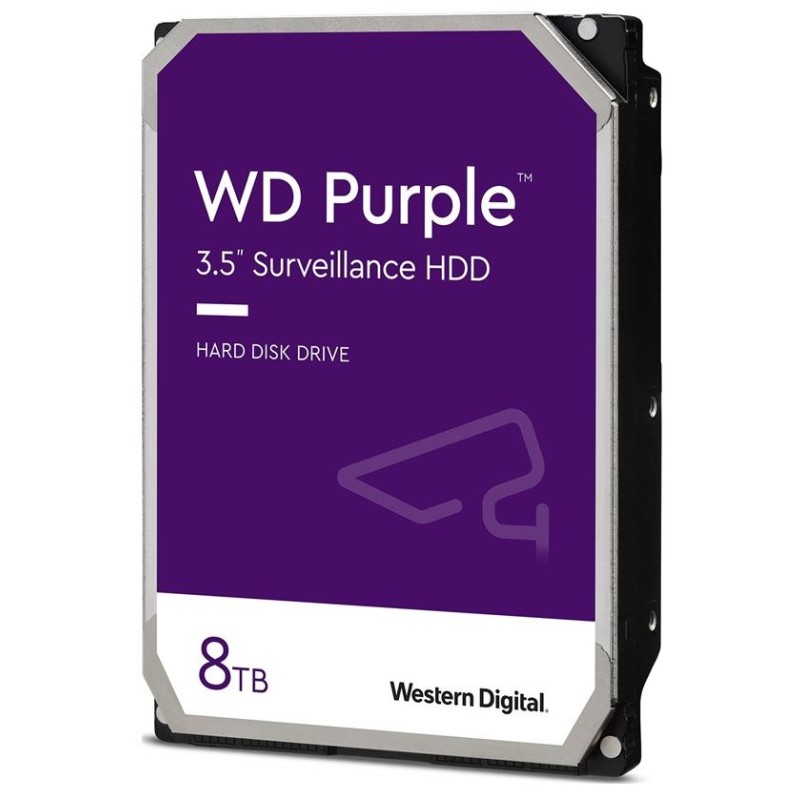 WD PURPLE WD85PURZ 8TB, SATA III 3.5", 256MB 5640RPM, 215MB/s, Low Noise, CMR