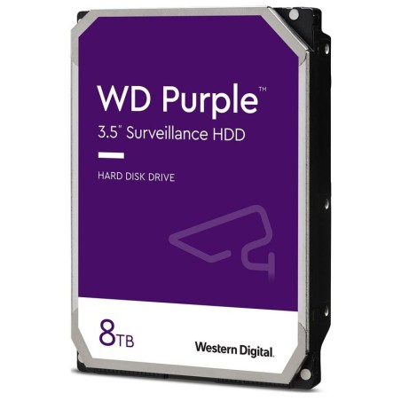 WD PURPLE WD85PURZ 8TB, SATA III 3.5", 256MB 5640RPM, 215MB/s, Low Noise, CMR