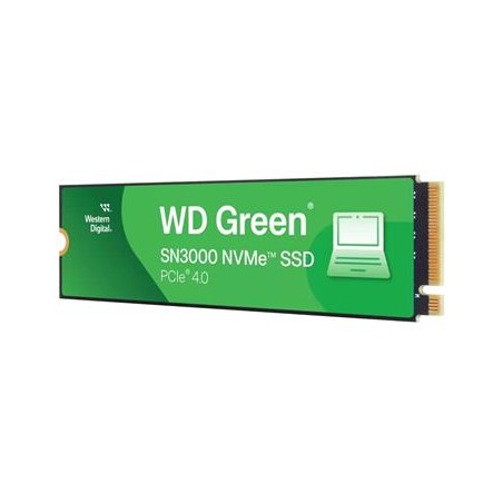 WD GREEN SSD 500GB SN3000 Powered by SanDisk, PCIe Gen4x4, M.2 2280, (R:5000/W:4100 MB/s)