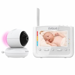 EVOLVEO NL4, dětská videochůvička s nočním světlem a otočnou kamerou