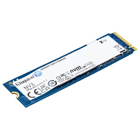 Kingston SSD 2TB NV3, M.2 2280, NVMe PCIe Gen4x4, (R: 6000MB/s W: 5000MB/s)