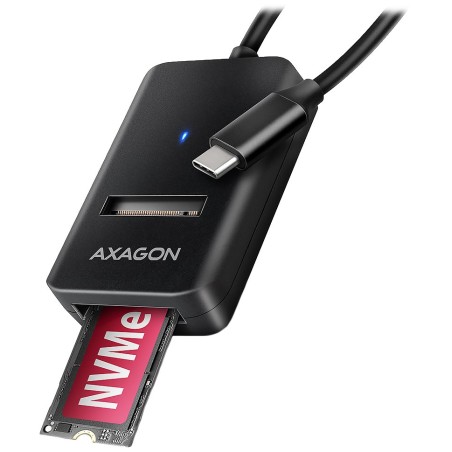 AXAGON ADM2-CM USB-C 10Gbps - M.2 NVMe & SATA SSD adaptér, kabel USB-C 10cm
