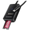 AXAGON ADM2-CM USB-C 10Gbps - M.2 NVMe & SATA SSD adaptér, kabel USB-C 10cm