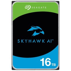 SEAGATE HDD 16TB SKYHAWK AI, 3.5", SATA 6Gb/s, 7200 RPM, Cache 512MB