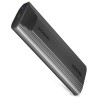 AXAGON EEM2-GTS2, USB-C 10Gbps - M.2 NVMe & SATA SSD kovový THIN box, bezšroubkový
