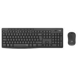 Logitech Silent Wireless Combo MK295, bezdrátová klávesnice + myš, 2.4 GHz, CZ/SK, Graphite