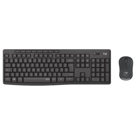 Logitech Silent Wireless Combo MK295, bezdrátová klávesnice + myš, 2.4 GHz, CZ/SK, Graphite