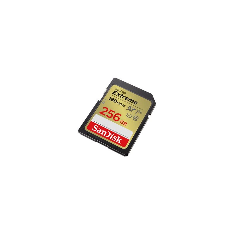 SanDisk SDXC karta 256GB Extreme (190 MB/s Class 10, UHS-I U3 V30)