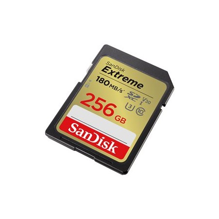 SanDisk SDXC karta 256GB Extreme (190 MB/s Class 10, UHS-I U3 V30)