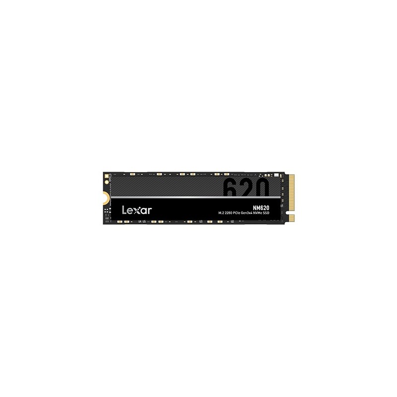 Lexar NM620/256GB/SSD/M.2 NVMe/Černá/5R