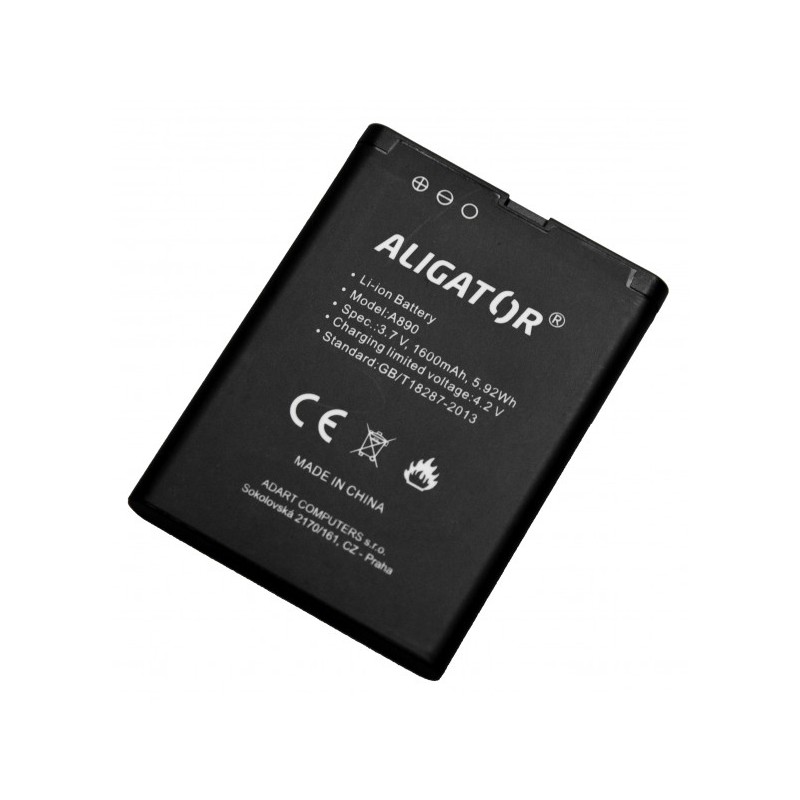 Aligator baterie A890/A900, Li-Ion 1600 mAh