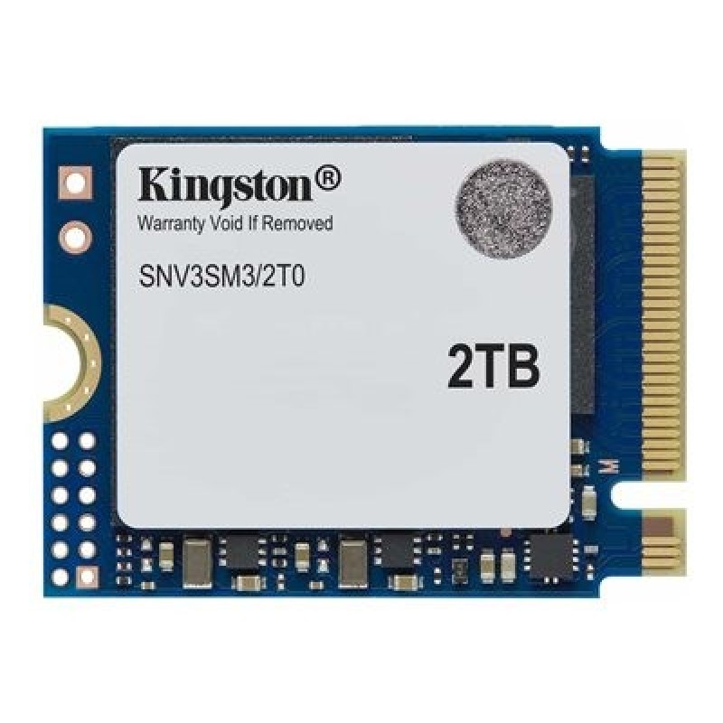Kingston SSD 2TB NV3, M.2 2230, NVMe PCIe Gen4x4, (R: 6000MB/s W: 5000MB/s)