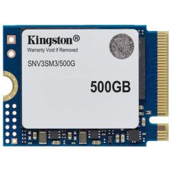 Kingston SSD 500GB NV3, M.2 2230, NVMe PCIe Gen4x4, (R: 5000MB/s W: 3000MB/s)