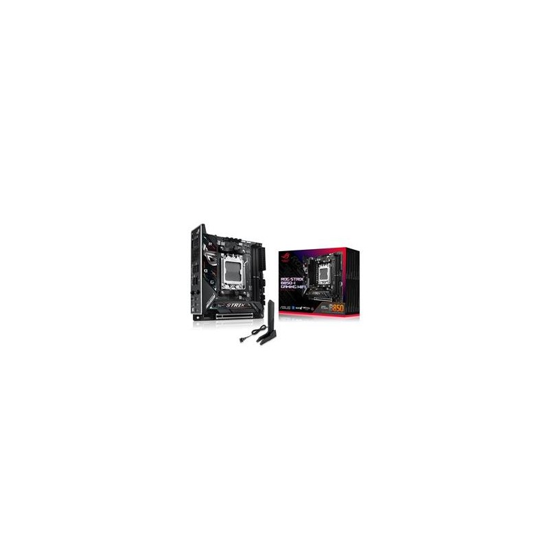 ASUS MB Sc AM5 ROG STRIX B850-I GAMING WIFI, AMD B850, 2xDDR5, 1xUSB4, 1xHDMI, WiFi, Mini-ITX