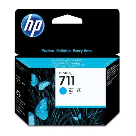 HP 711 Cyan DJ Ink Cart, 29 ml, CZ130A