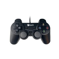 C-TECH gamepad Callon pro PC/PS3, 2x analog, X-input, vibrační, 1,8m kabel, USB