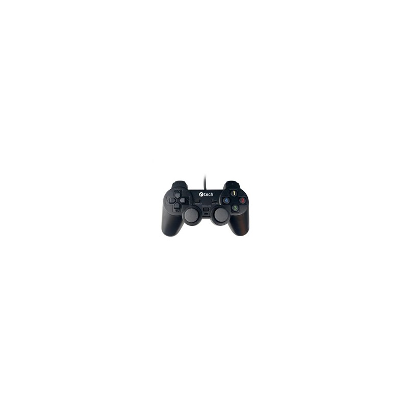 C-TECH gamepad Callon pro PC/PS3, 2x analog, X-input, vibrační, 1,8m kabel, USB