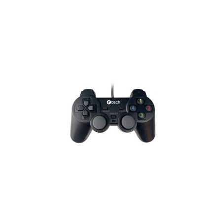 C-TECH gamepad Callon pro PC/PS3, 2x analog, X-input, vibrační, 1,8m kabel, USB