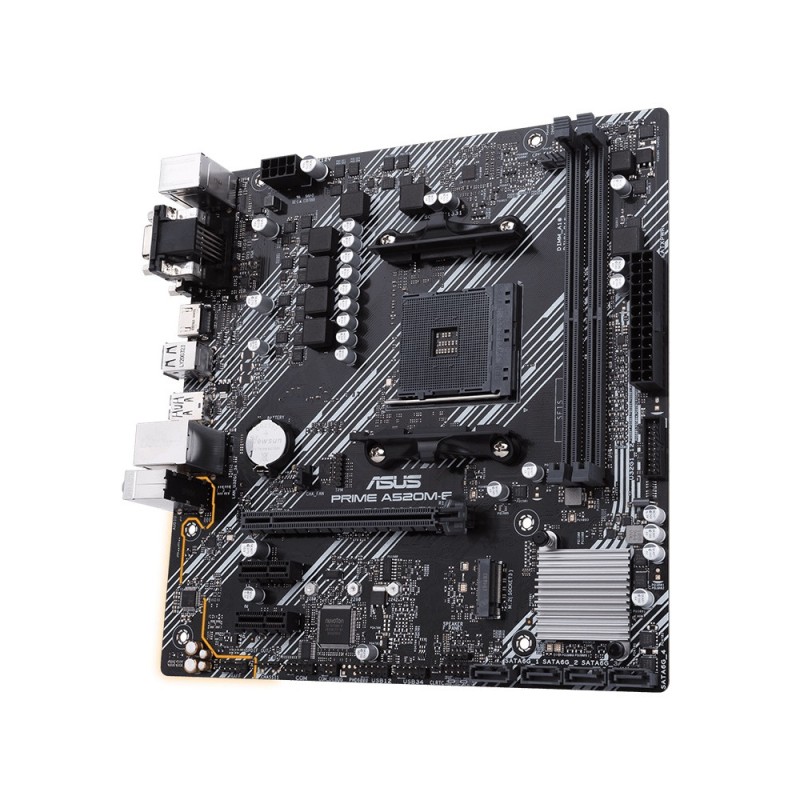 ASUS MB Sc AM4 PRIME A520M-E/CSM, AMD A520, 2xDDR4, 1xHDMI, 1xDVI, 1xVGA, mATX