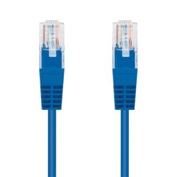 C-TECH kabel patchcord Cat5e, UTP, modrý, 5m