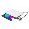 GEMBIRD externí USB DVD mechanika, černobílá