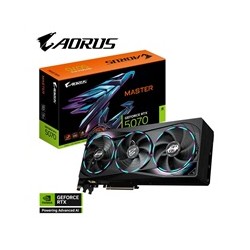 GIGABYTE VGA NVIDIA GeForce RTX 5070 MASTER 12G, 12G GDDR7, 3xDP, 1xHDMI