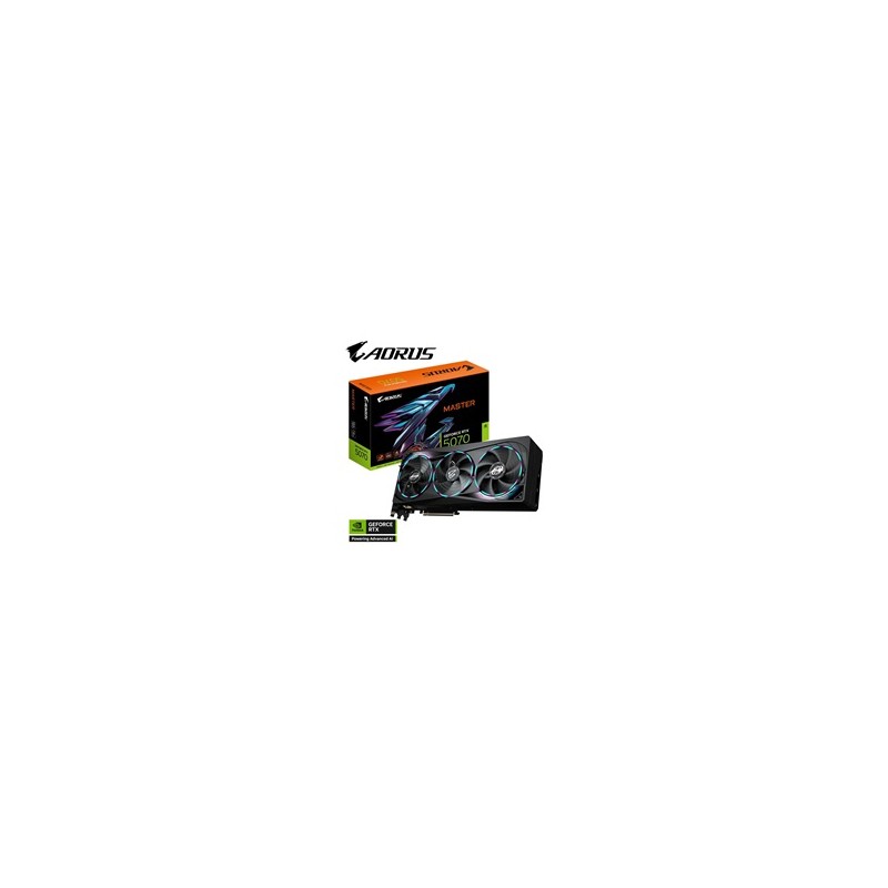 GIGABYTE VGA NVIDIA GeForce RTX 5070 MASTER 12G, 12G GDDR7, 3xDP, 1xHDMI