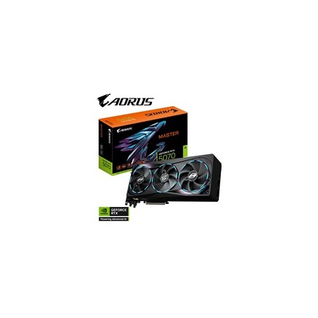 GIGABYTE VGA NVIDIA GeForce RTX 5070 MASTER 12G, 12G GDDR7, 3xDP, 1xHDMI