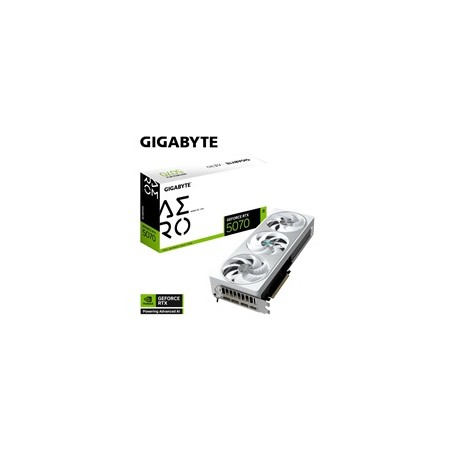 GIGABYTE VGA NVIDIA GeForce RTX 5070 AERO OC 12G, 12G GDDR7, 3xDP, 1xHDMI