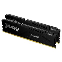KINGSTON DIMM DDR5 64GB (Kit of 2) 5600MT/s CL40 FURY Beast Černá