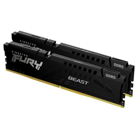 KINGSTON DIMM DDR5 64GB (Kit of 2) 5600MT/s CL40 FURY Beast Černá